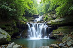 Waterfall Background Wallpaper Product Image 1