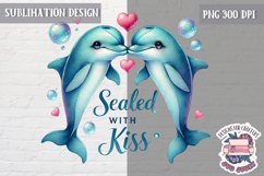 Valentine Love Animals Cute Quote Sublimation Design PNG Product Image 1