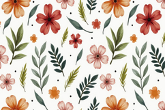 Flower Pattern Background Product Image 1