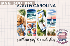 USA STATE America Brushstrokes PNG Watercolor Design Sign Product Image 1