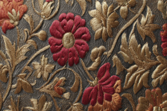 Floral Embroidery Background Wallpaper Product Image 1