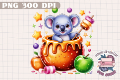 Cute Halloween Animal Autumn Sublimation design Fall KIds Product Image 1