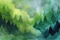 Abstract Green Forest Background Wallpaper Product Image 1