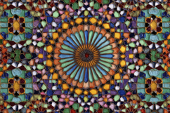 Intricate Geometric Patterns Background Wallpaper Product Image 1