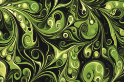 Green Waves Background Wallpaper Product Image 1