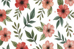 Flower Pattern Background Product Image 1