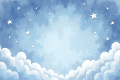 Starry Night Sky Background Product Image 1