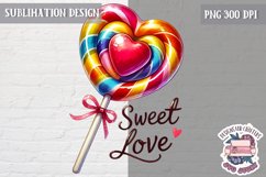 Valentine Quote Symbol Love Sublimation Design PNG Heart Product Image 1