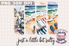 Summer Beach Brushstrokes PNG Sublimation Seaside Coastal Product Image 1