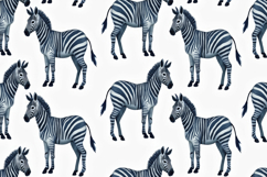 Zebras Pattern Background Wallpaper Product Image 1
