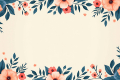 Floral Border Background Product Image 1