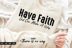 Have Faith God Sleeve - Sleeve SVG Design, T-Shirt Design Product Image 1