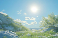 Nature Scene Background Wallpaper Product Image 1