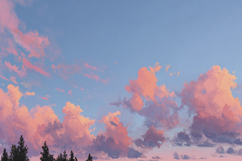 Red Clouds Background Wallpaper Product Image 1