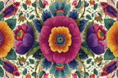 Colorful Floral Background Product Image 1