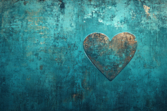 Wooden Heart Plaque Wall Art Background Wallpaper Product Image 1