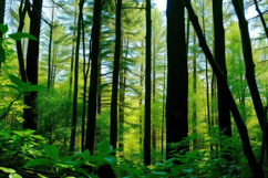 Lush Green Forest Tree Background Product Image 1