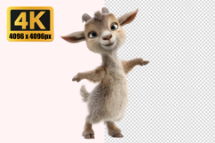Young Goat Transparent PNG Product Image 1