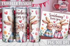 Sublimation Tumbler WRAP Love Design Quote Watercolor Animal Product Image 1