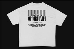Opportunity Streetwear Typography T-shirt Design Product Image 1