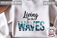 Summer Sublimation Design Beach Funny Ocean Breeze Quote Product Image 1