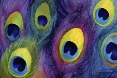 Peacock Feathers Background Product Image 1