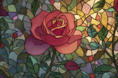 Rose Stained Glass Product Image 1