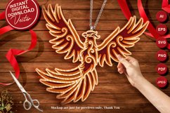 Phoenix with Spread Wings, Mythical Creature Template Product Image 1