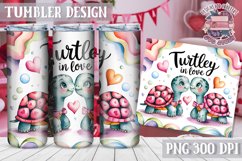 Sublimation Tumbler WRAP Love Design Quote Watercolor Animal Product Image 1