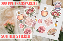 Summer sticker Cute flowers Love Picnic Beach Spring Product Image 1