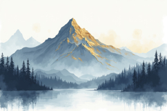 Misty Mountain Background Product Image 1
