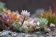 Succulent Plants Background Wallpaper Product Image 1