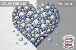 Valentine Heart Symbol Love Sublimation Design PNG Heart Product Image 1