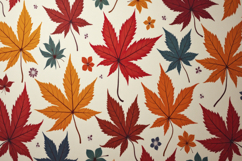 Colorful Autumn Leaves background Product Image 1