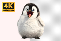 Baby Emperor Penguin Transparent PNG Product Image 1