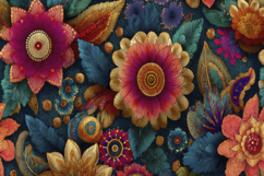 Colorful Floral Background Product Image 1