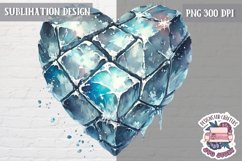 Valentine Heart Symbol Love Sublimation Design PNG Heart Product Image 1