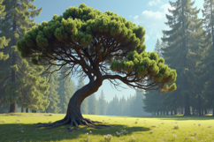 Pine Tree Background Wallpaper Product Image 1