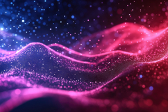 Neon Waves Background Wallpaper Product Image 1