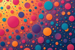 Colorful Circle Pattern Background Product Image 1