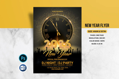 New Year Party Flyer Template Product Image 1