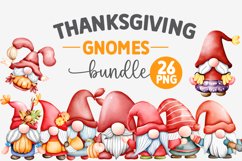 Thanksgiving Gnome Sublimation Bundle - Gnome Sublimation Product Image 1
