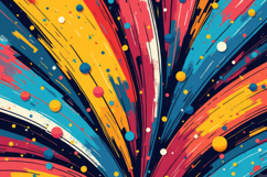 Colorful Comic Splash Background Product Image 1