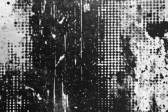 Halftone Grunge Black and White Texture Background Wallpaper Product Image 1