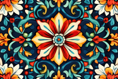 Floral Pattern Background Wallpaper Product Image 1