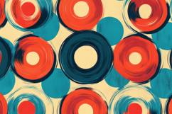Dynamic Circular Pattern Background Wallpaper Product Image 1