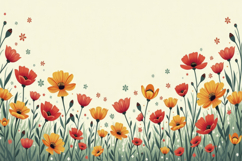 Field Of Flower Background Product Image 1