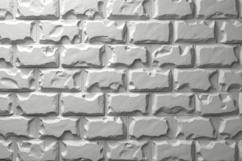 White Brick Wall Background Product Image 1