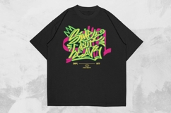 Simple But Heavy Futuristic Streetwear T-shirt Design Product Image 1