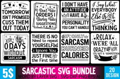 Sarcastic SVG bundle,Funny SVG Cut Files,Sarcastic Bundle Product Image 1